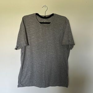 Mens Fabletics Heathered Grey Athletic T-Shirt XXL